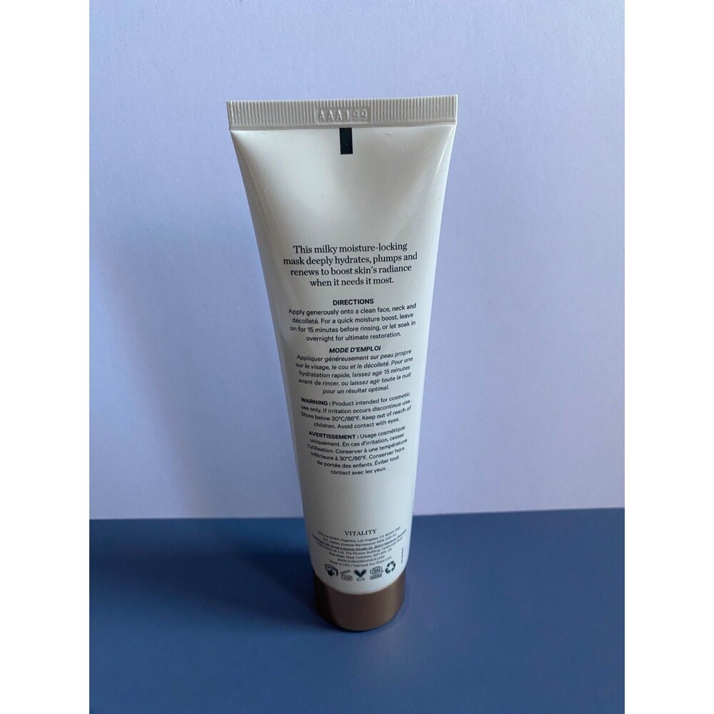 Kora Organics Milky Mushroom Ultra-Hydrating Mask 100ml. New Sealed in Box - Picture 2 of 7